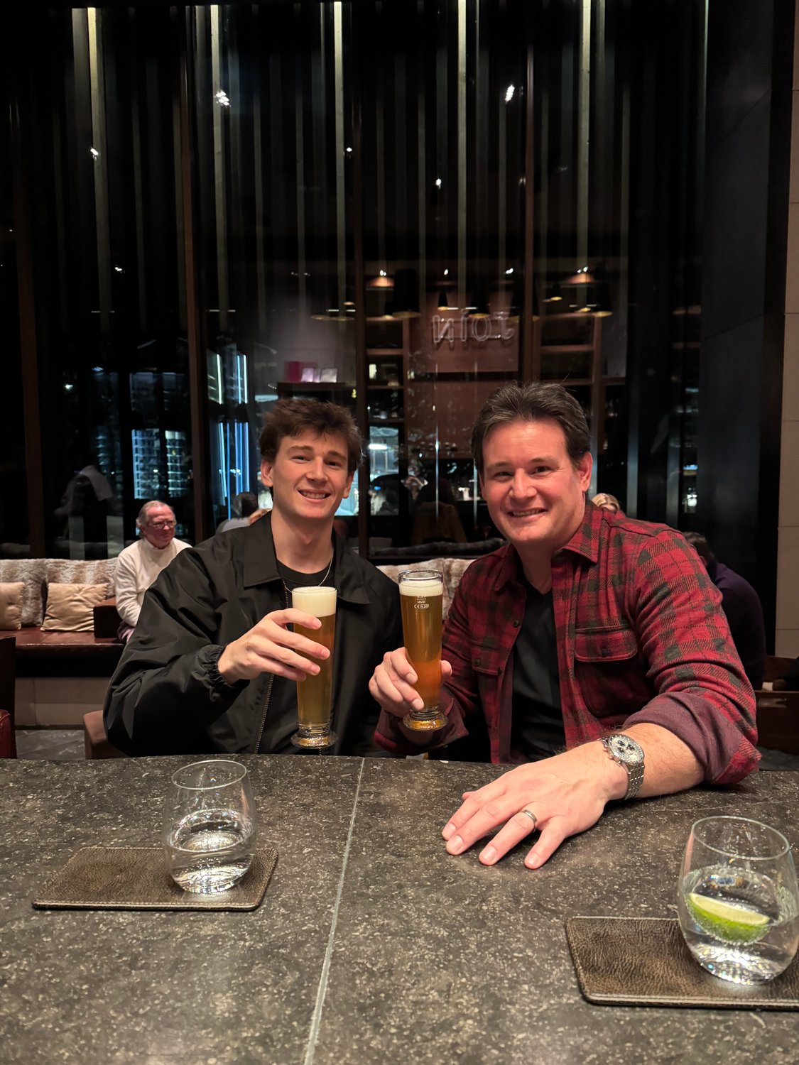 Father-Son First Beer Together!